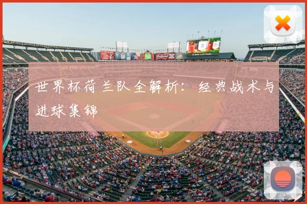 世界杯荷兰队全解析:经典战术与进球集锦
