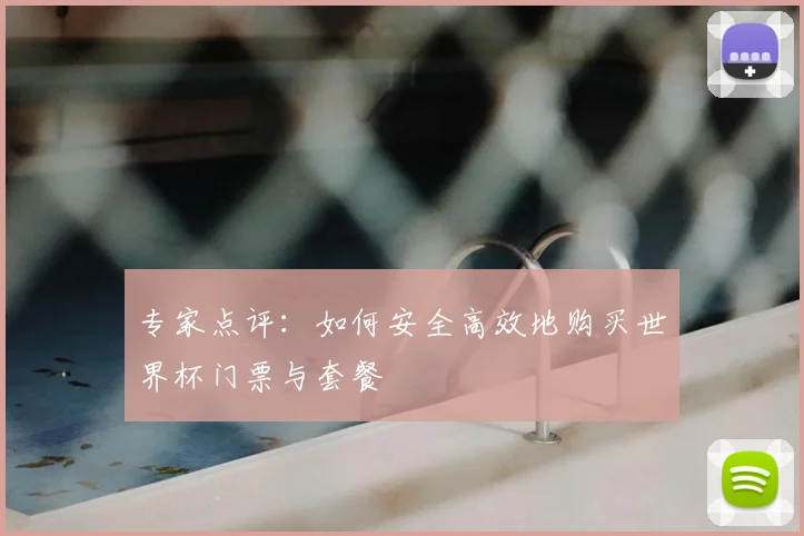 专家点评：如何安全高效地购买世界杯门票与套餐